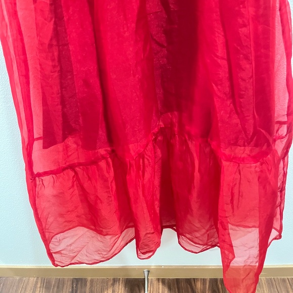 Organza Red dress BRAND NEW - Picture 2 of 5
